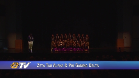 Thumbnail for entry Zeta Tau Alpha &amp; Phi Gamma Delta: 2017 Freshman Follies