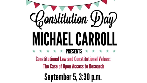 Thumbnail for entry Open Access Interview with Michael Carroll