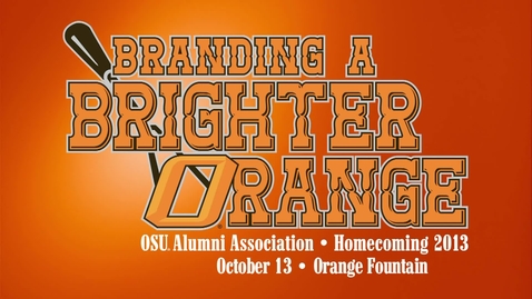 Thumbnail for entry Orange Fountain: Homecoming 2013