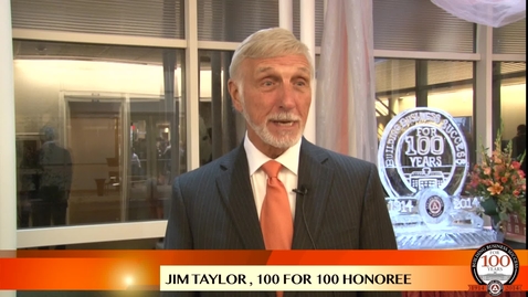 Thumbnail for entry Jim Taylor - 100 For 100 Honoree