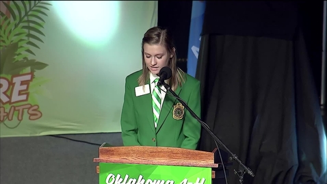 Thumbnail for REPLAY:  Awards Assembly at the 2017 Oklahoma State 4-H Roundup