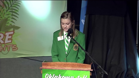 Thumbnail for entry REPLAY:  Awards Assembly at the 2017 Oklahoma State 4-H Roundup