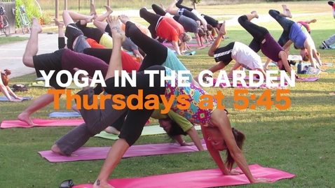 Thumbnail for entry Yoga In the Garden