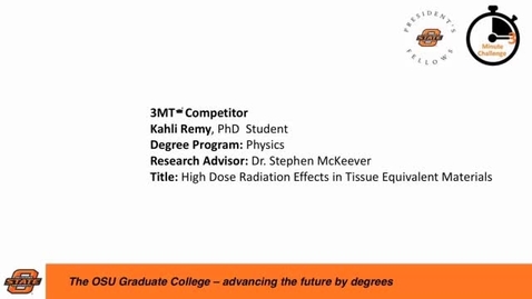 Thumbnail for 2016 OSU 3MC Presentation Kahli Remy