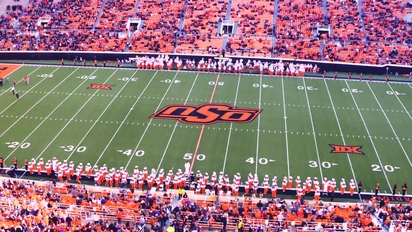 Cowboy Marching Band Osu Kansas State Halftime Performance