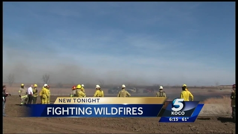 Thumbnail for entry IN THE NEWS: Firefighters Learn to Fight Wildfires in Oklahoma