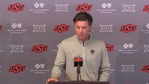 Thumbnail for Mike Gundy Previews Texas Tech