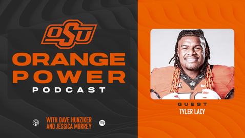 Thumbnail for entry Orange Power Podcast: Episode 13 - Mike Gundy and Tyler Lacy