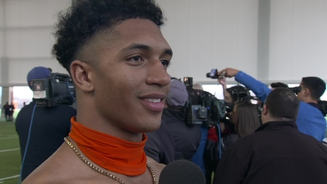 Thumbnail for 3/13/19: Chuba Hubbard Speaks to the Media