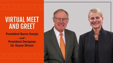 Thumbnail for entry  Virtual Meet and Greet with OSU President Designee Dr. Kayse Shrum