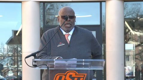 Thumbnail for entry Speeches from the City of Stillwater/OSU 2023 MLK Day March