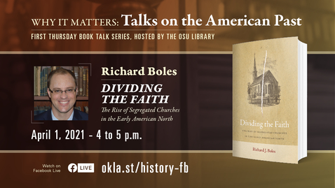 Thumbnail for Why It Matters: Talks on the American  Past featuring Richard Boles