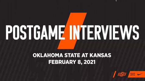 Thumbnail for entry 2/9/21 Cowboy Basketball:  OSU/KU Postgame Press Conference