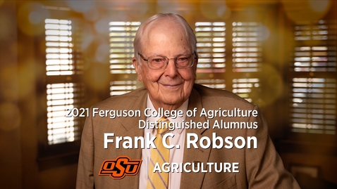 Thumbnail for 2021 Distinguished Alumni: Frank C. Robson