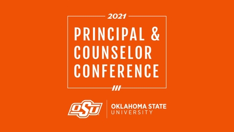 Thumbnail for entry 2021 Principal &amp; Counselor Conference