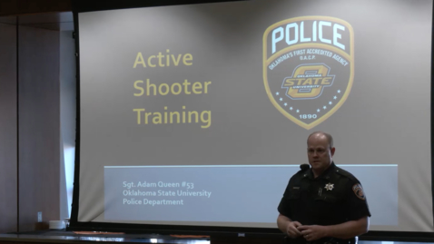 Thumbnail for entry The Staff Advisory Council Presents: Active Shooter Training