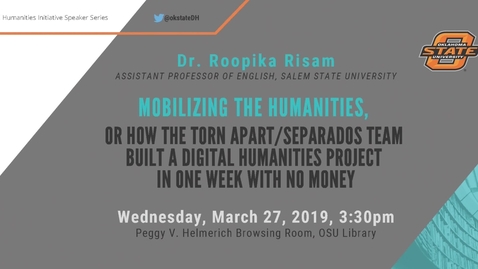 Thumbnail for Mobilizing the Humanities with Dr. Roopika Risam