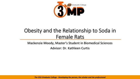 Thumbnail for 2019 Three Minute Paper: Mackenzie Moody