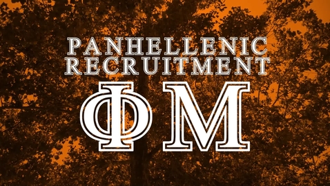 Thumbnail for entry Panhellenic House Tour Phi Mu 2022 