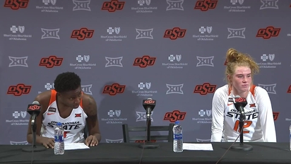 Cowgirl Basketball Osu Ku Postgame Press Conference Ostatetv