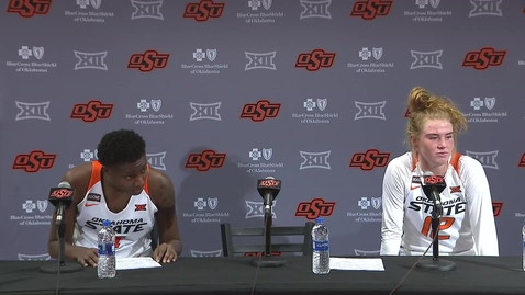 Thumbnail for 1/6/20 Cowgirl Basketball:  OSU/KU Postgame Press Conference