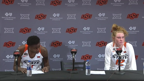 Thumbnail for entry 1/6/20 Cowgirl Basketball:  OSU/KU Postgame Press Conference