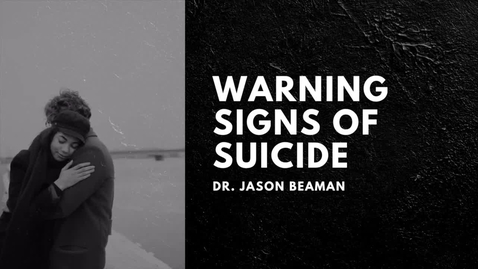 Thumbnail for What are Warning Signs of Suicide?
