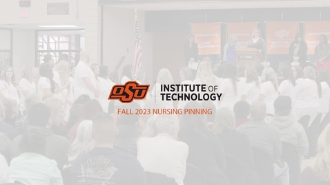 Thumbnail for entry OSUIT Nursing Pinning | Fall 2023