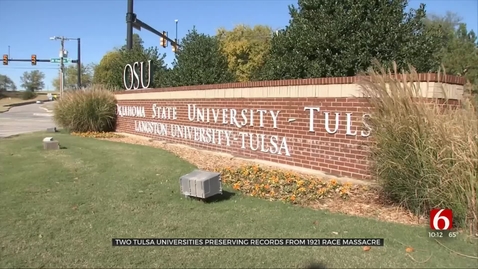 Thumbnail for entry IN THE NEWS:  OSU-Tulsa Archives Hold Story of Tulsa Race Massacre