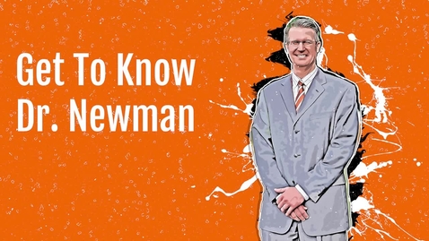 Thumbnail for Get To Know Dr. Scott Newman