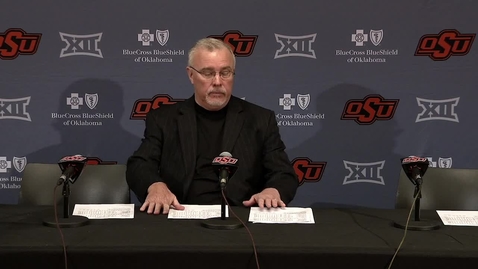 Thumbnail for entry 01/28/19 Cowgirl Basketball: Texas Tech Postgame Press Conference Jim Littell