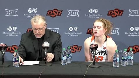 Cowgirl Basketball Wvu Osu Postgame Press Conference Ostatetv