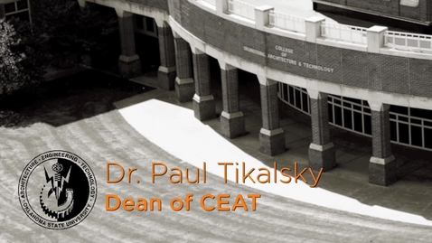 Thumbnail for entry A Conversation with CEAT Dean Paul Tikalsky