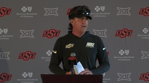 Thumbnail for entry 3/30/21 Cowboy Football: Mike Gundy Spring Presser 