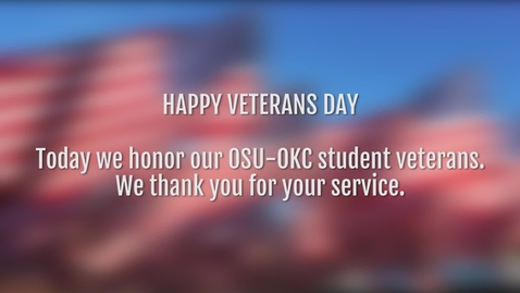 Thumbnail for OSU-OKC Honors our Student Veterans
