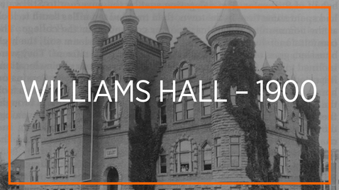 Thumbnail for Williams Hall 1900