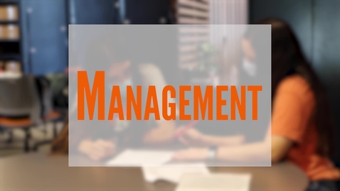 Thumbnail for entry Spears Major Profile: Management