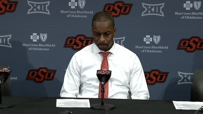 Cowboy Basketball V Kansas State Postgame Press Conference Mike Boynton Ostatetv Oklahoma State University