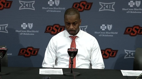 Thumbnail for 02/04/19 Cowboy Basketball: Kansas State Postgame Press Conference Mike Boynton