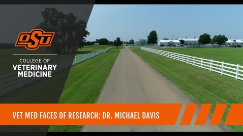 Thumbnail for entry Vet Med Faces of Research: Dr. Michael Davis