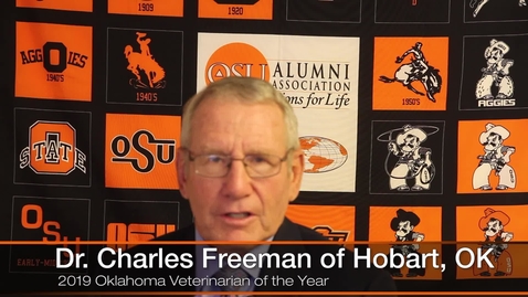 Thumbnail for Dr. Charles Freeman 2019 Oklahoma Veterinarian of the Year