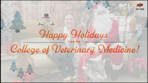 Thumbnail for entry College of Veterinary Medicine Holiday Video 2023