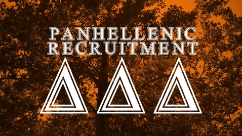 Thumbnail for entry Panhellenic House Tour: Delta Delta Delta