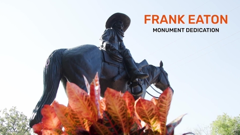 Thumbnail for Frank &quot;Pistol Pete&quot; Eaton Monument Dedication