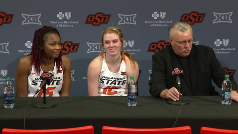 Thumbnail for entry 12/10/18 Cowgirl Basketball: Head Coach Jim Littell and Players Speak to the Media