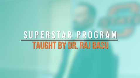 Thumbnail for entry Superstar Program - Dr. Raj Basu