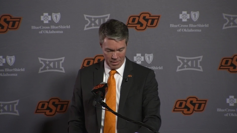 Thumbnail for Chad Weiberg Unveils OSU Athletics Vision Plan