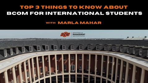 Thumbnail for entry Business Communication for International Studies - Marla Mahar, Oklahoma State University