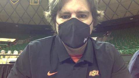 Thumbnail for 2/25/21 Cowgirl Basketball: OSU/Baylor Postgame Interview with Head Coach Jim Littell.