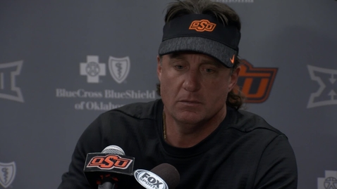 Thumbnail for entry 11/26/18 Cowboy Football: Mike Gundy Speaks to the Media